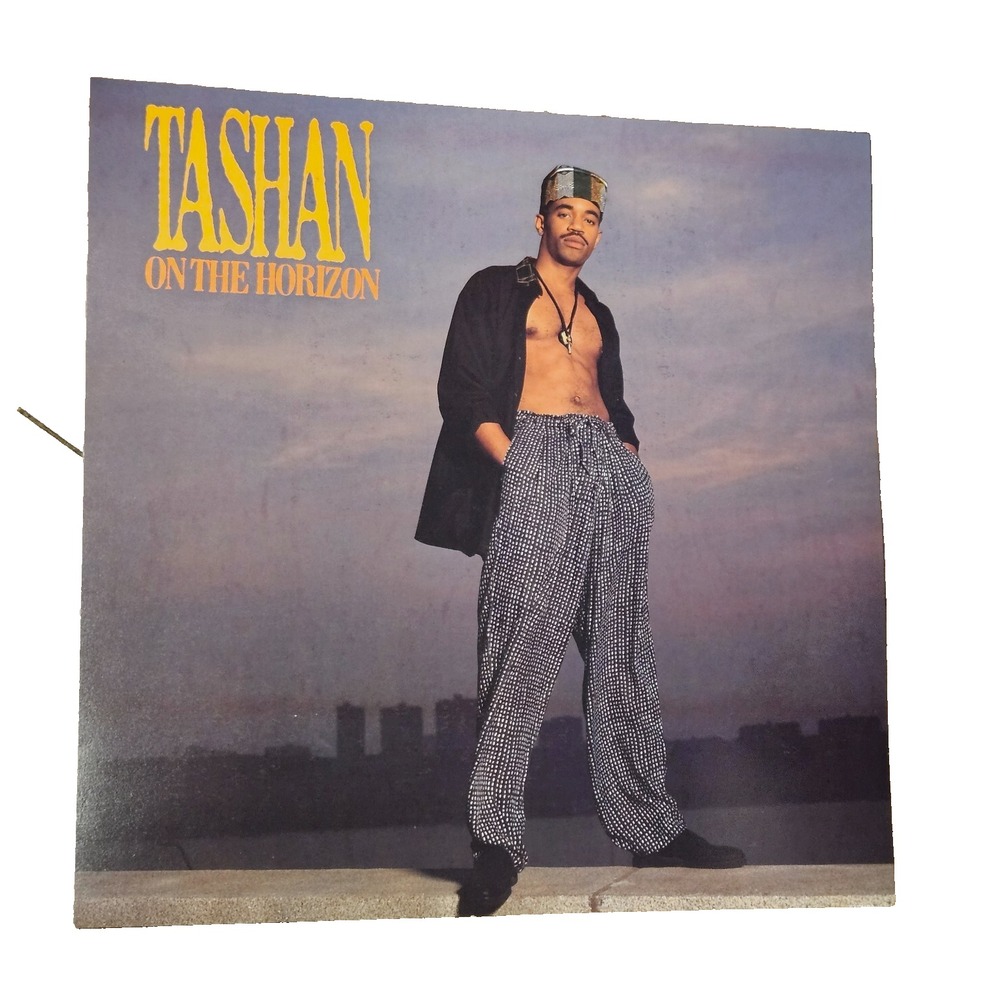 Tashan On The Horizon 1990 Promo Flat Poster 12x12 Double Sided CBS Records